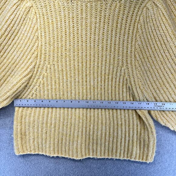 Topshop Womens Knit Sweater Size Small (US 4-6) Yellow Cute - Picture 3 of 7